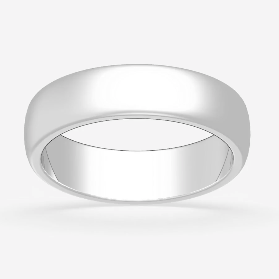 6MM PLAIN MENS BAND