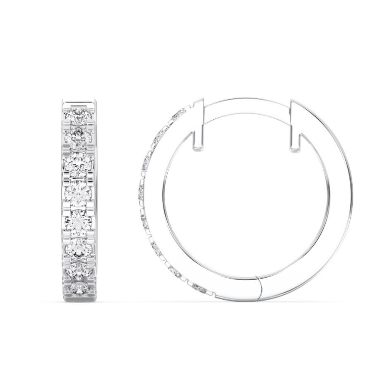 ROUND HUGGIES EARRINGS