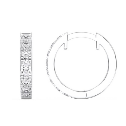 ROUND HUGGIES EARRINGS