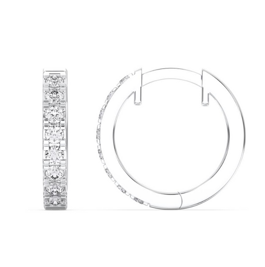 ROUND HUGGIES EARRINGS