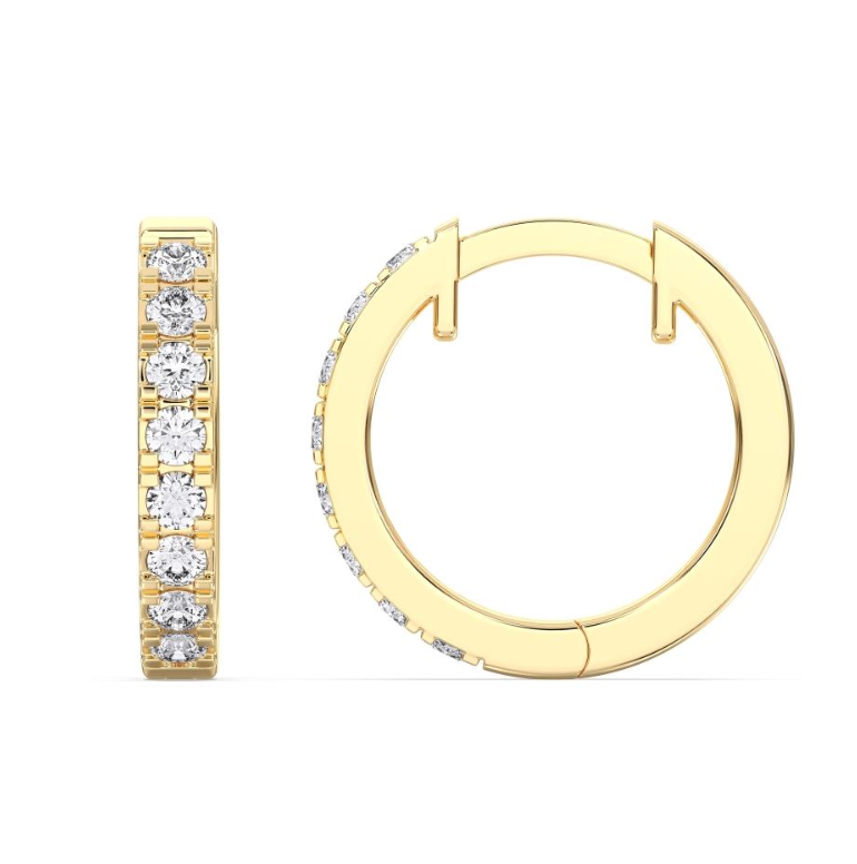 ROUND HUGGIES EARRINGS