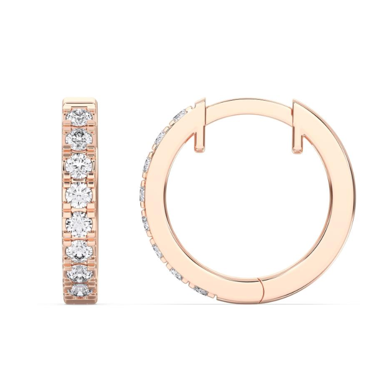 ROUND HUGGIES EARRINGS