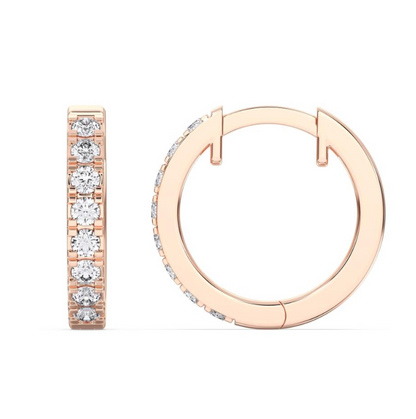 ROUND HUGGIES EARRINGS