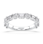 TWO STONE WEDDING BAND