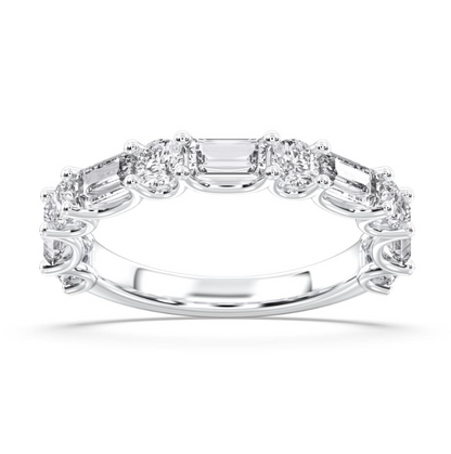 TWO STONE WEDDING BAND