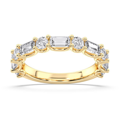 TWO STONE WEDDING BAND