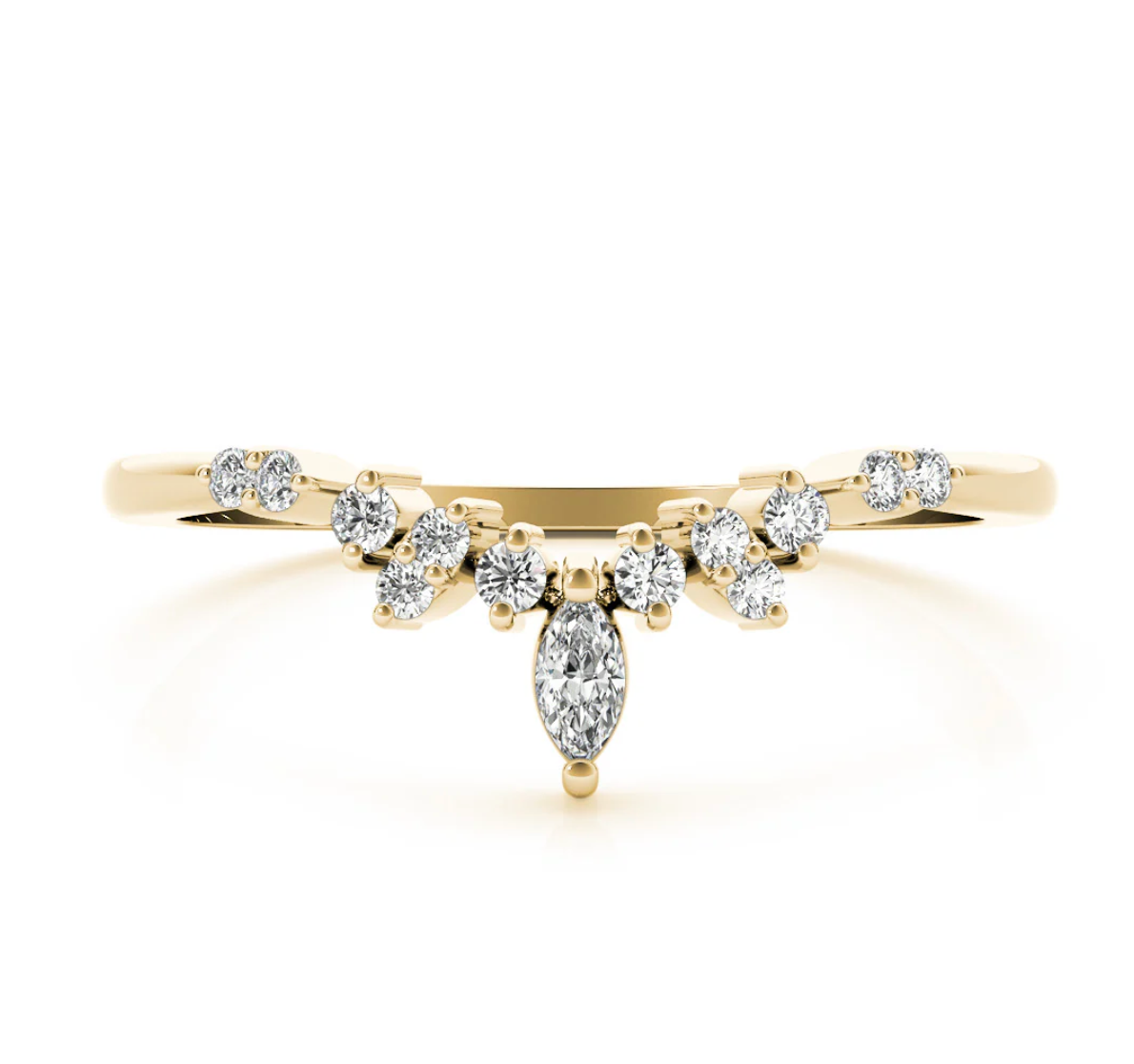 MARQUISE WEDDING BAND