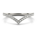 ROUND V WEDDING BAND