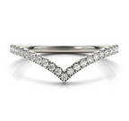 ROUND V WEDDING BAND