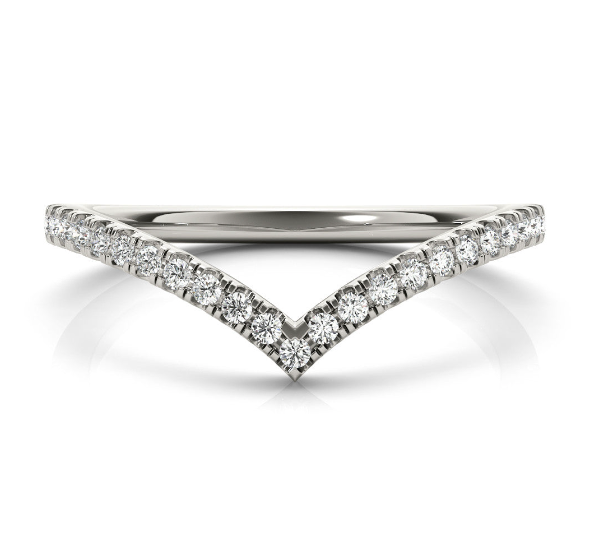 ROUND V WEDDING BAND