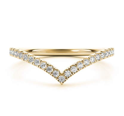 ROUND V WEDDING BAND