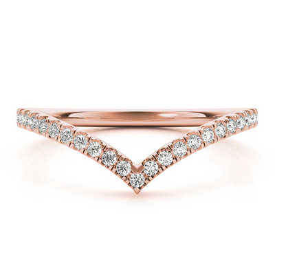 ROUND V WEDDING BAND