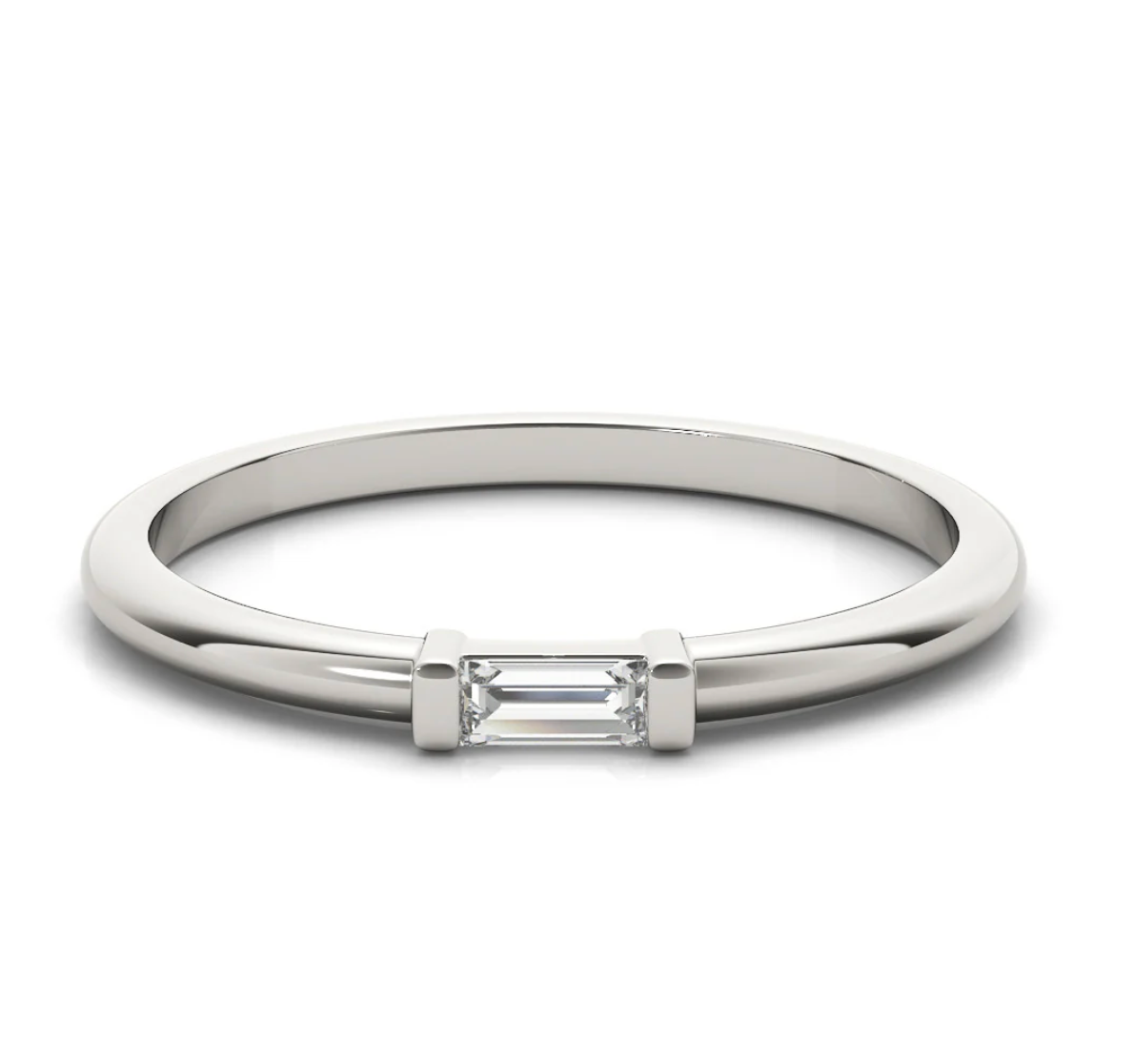 BAGUETTE WEDDING BAND