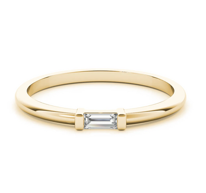 BAGUETTE WEDDING BAND