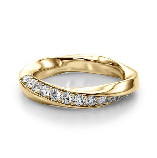 ROUND TWIST WEDDING BAND