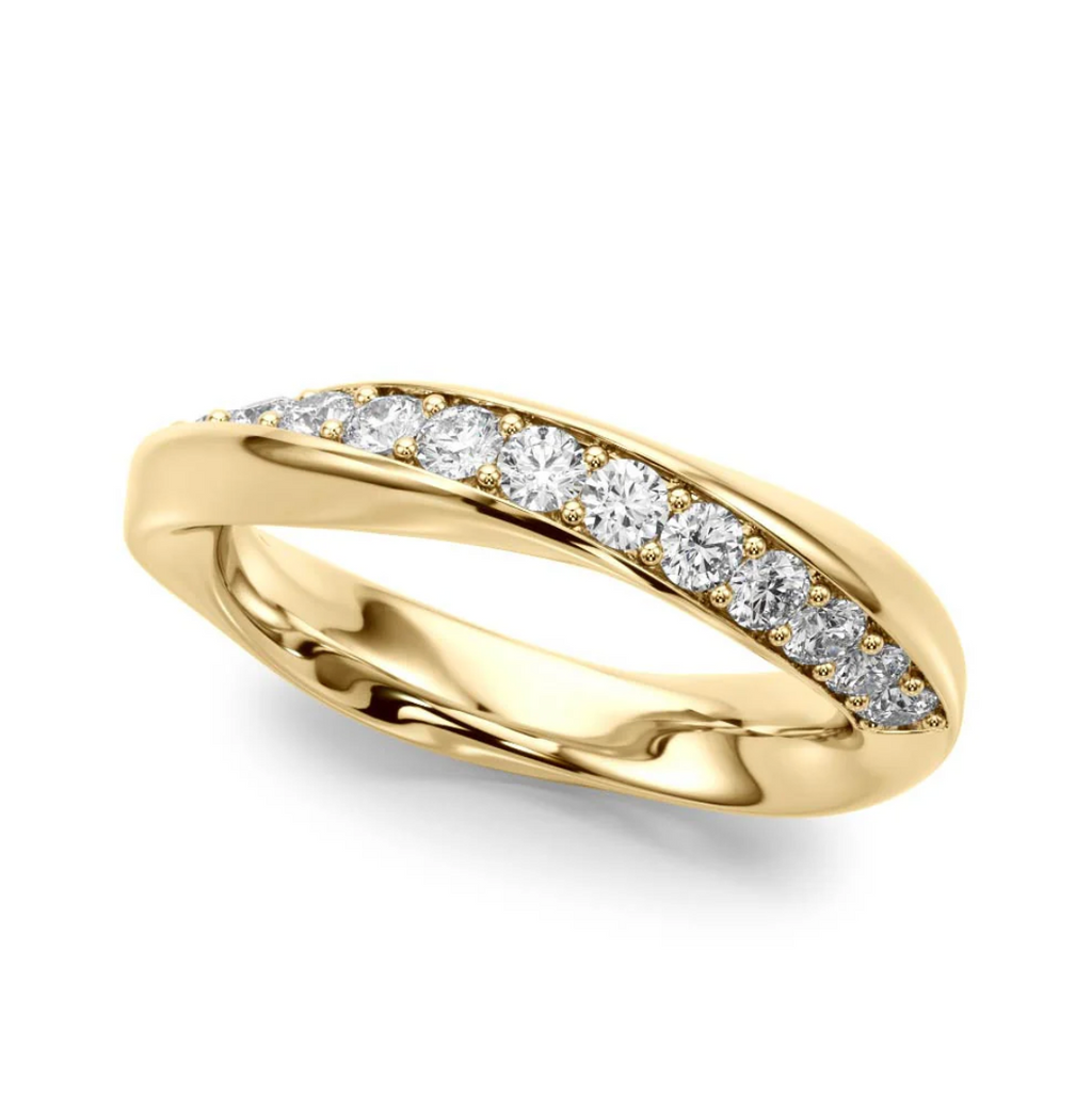 ROUND TWIST WEDDING BAND