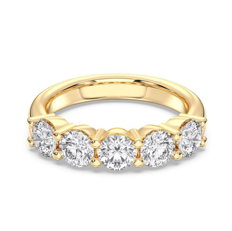 ROUND  5 STONE RING