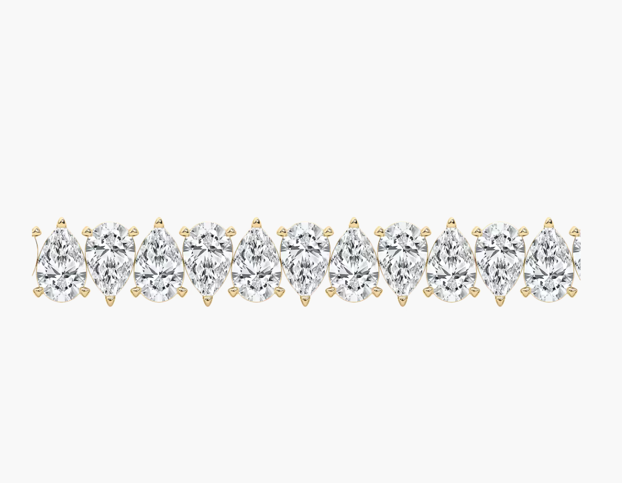 PEAR TENNIS BRACELET