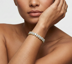 PEAR TENNIS BRACELET