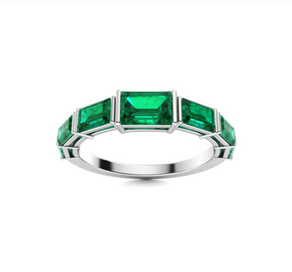 Emerald Wedding Ring