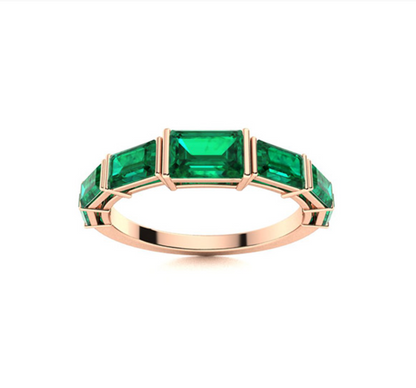 Emerald Wedding Ring