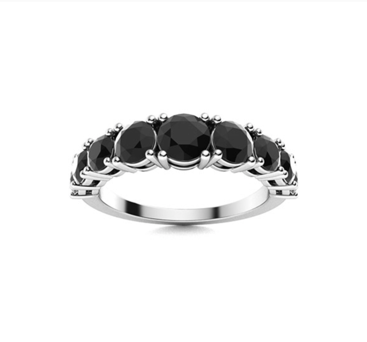 Black Diamond Wedding Ring