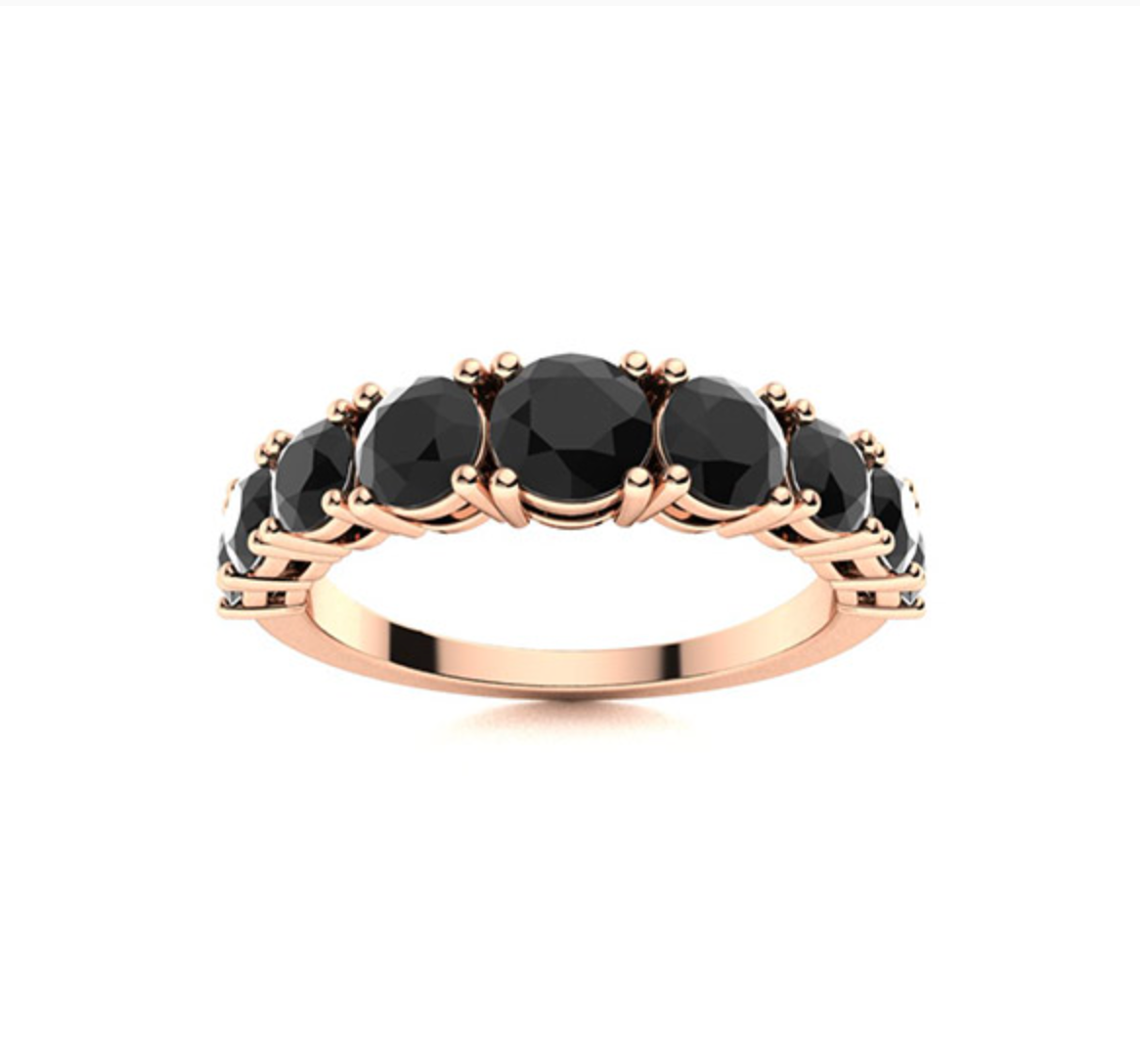Black Diamond Wedding Ring
