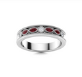 Ruby and Diamond Wedding Ring
