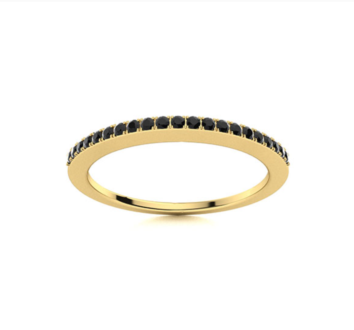 Black Diamond Wedding Ring