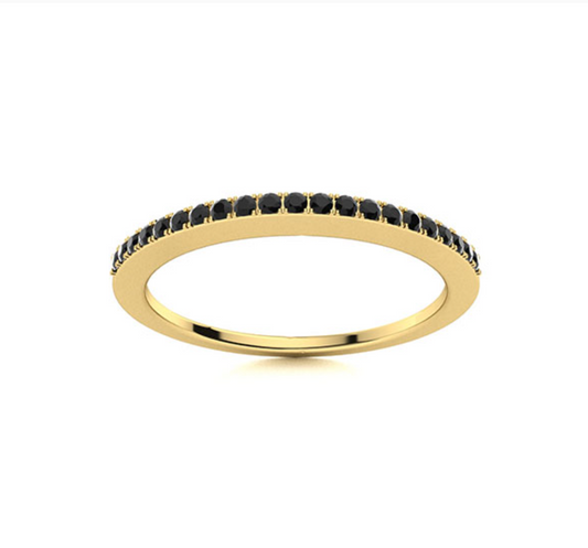 Black Diamond Wedding Ring