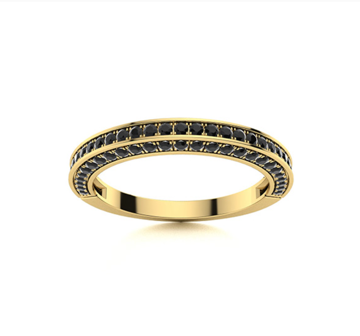 Black Diamond Wedding Ring