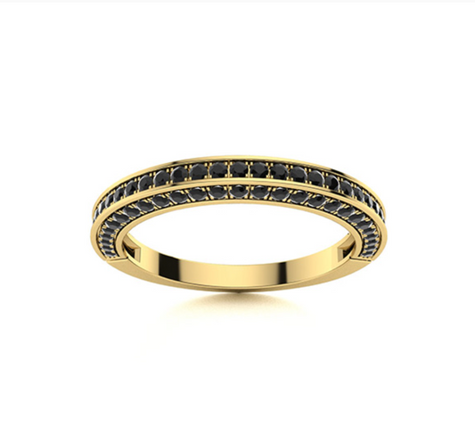 Black Diamond Wedding Ring