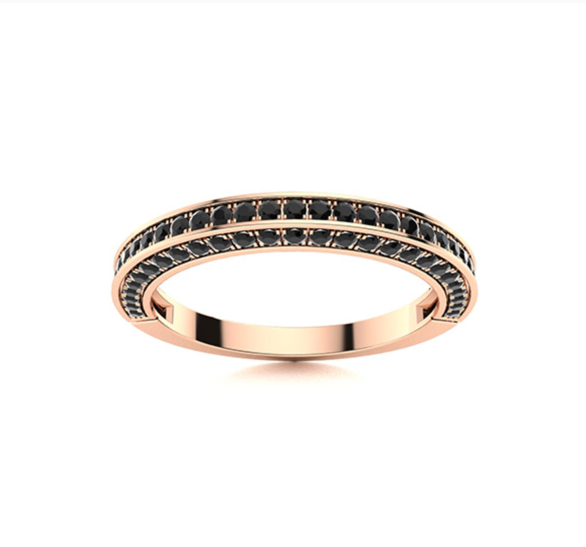 Black Diamond Wedding Ring