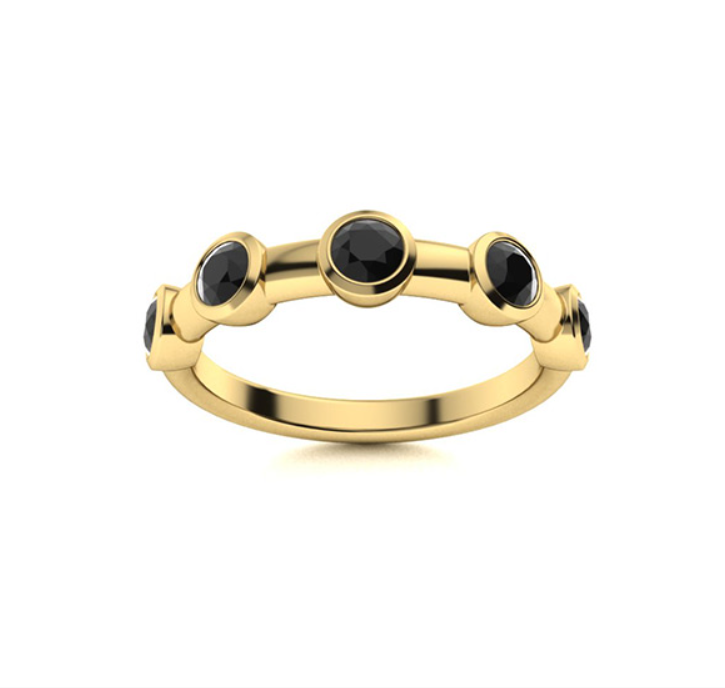 Black Diamond Wedding Ring