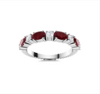 Ruby and Diamond Wedding Ring