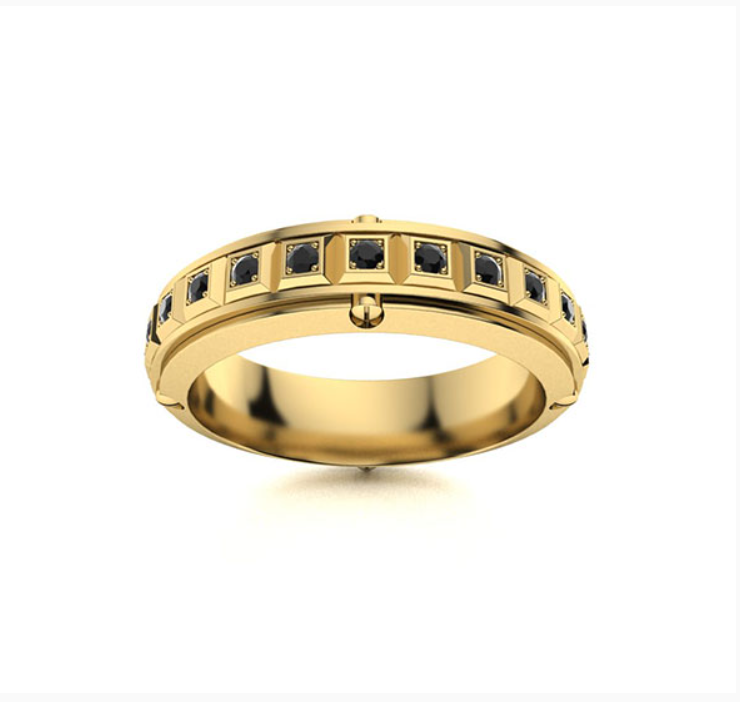 Black Diamond Wedding Ring