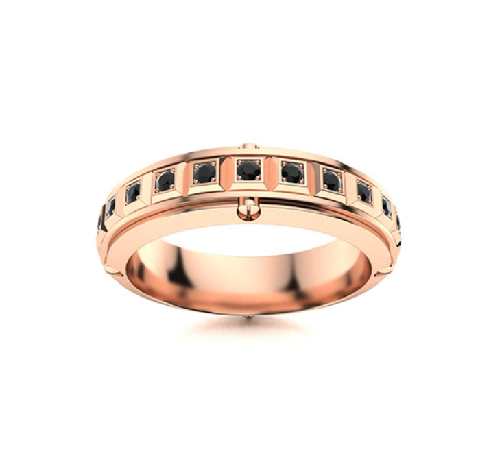Black Diamond Wedding Ring