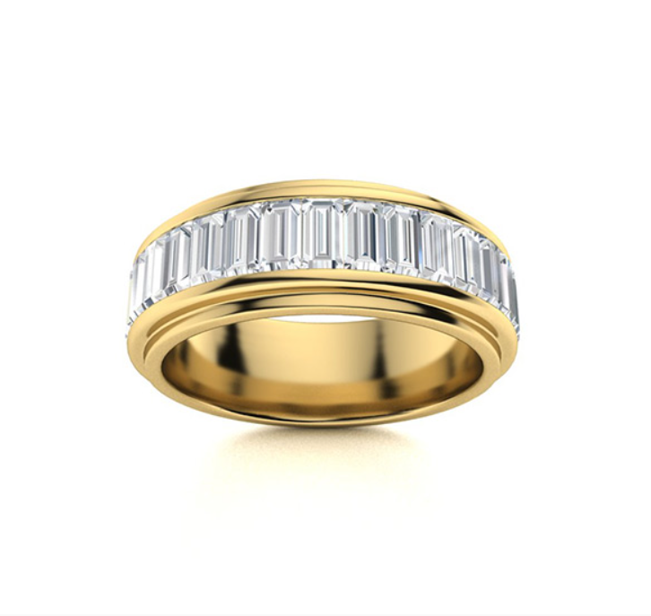 Lab VS Diamond Wedding Ring