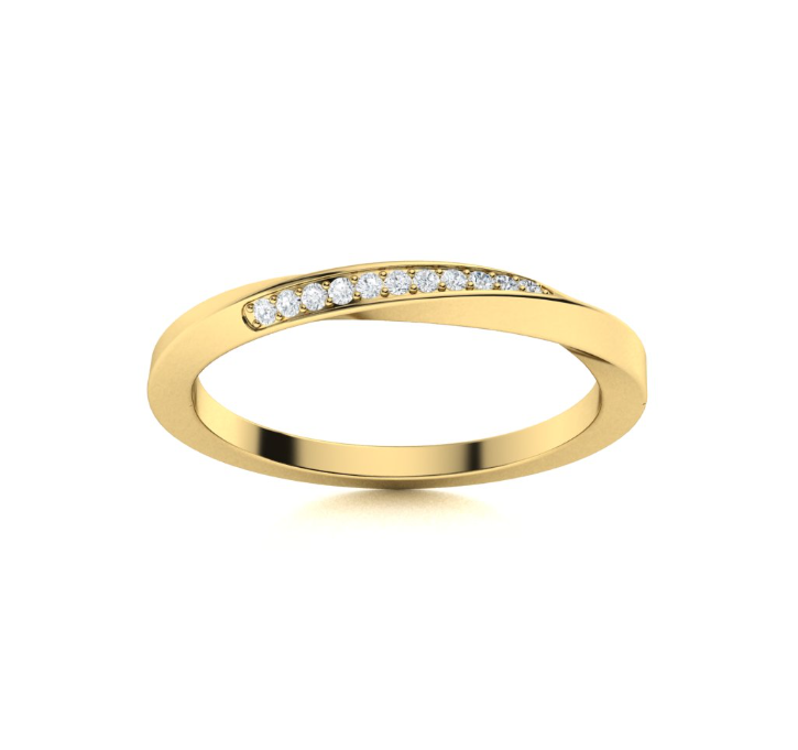 Lab VS Diamond Wedding Ring