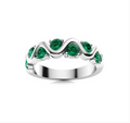 Tsavorite Wedding Ring