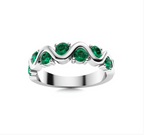 Tsavorite Wedding Ring