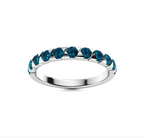 London Blue Topaz Wedding Ring