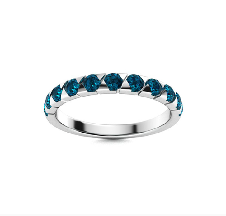 London Blue Topaz Wedding Ring