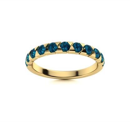 London Blue Topaz Wedding Ring
