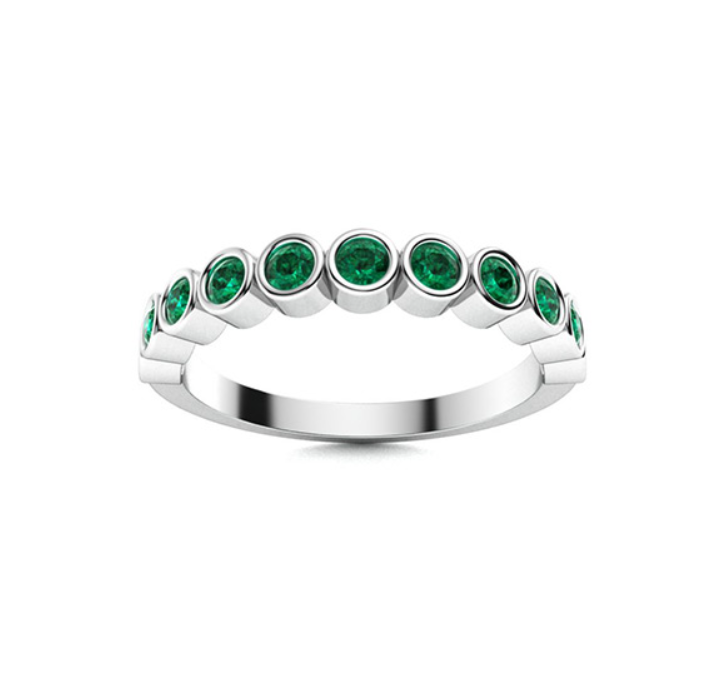 Emerald Wedding Ring