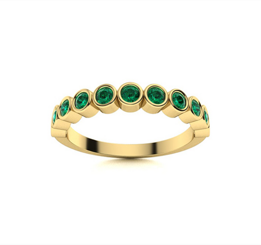 Emerald Wedding Ring
