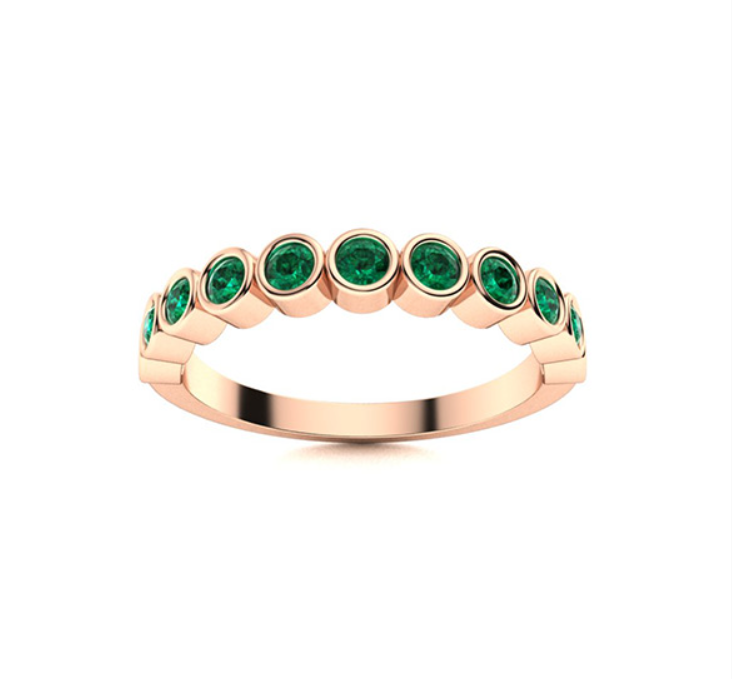 Emerald Wedding Ring