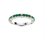 Tsavorite Wedding Ring