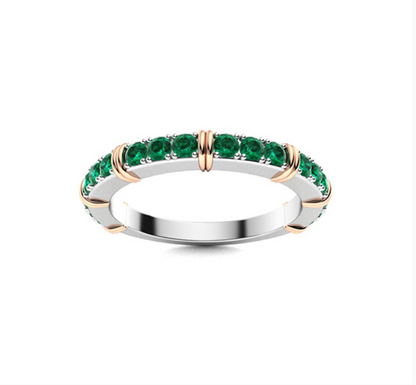 Tsavorite Wedding Ring