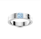Aquamarine Wedding Ring